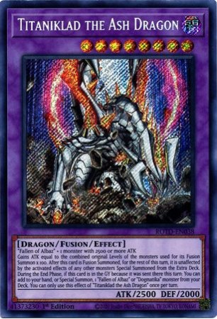 Titaniklad the Ash Dragon - ROTD-EN038 - Secret Rare