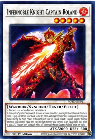 Infernoble Knight Captain Roland - ROTD-EN041 - Common