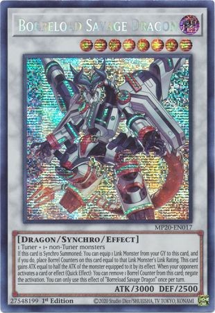 Borreload Savage Dragon - MP20-EN017 - Prismatic Secret Rare