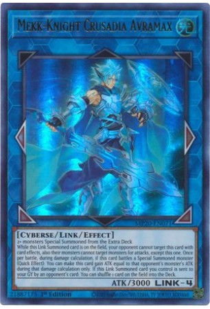 Mekk-Knight Crusadia Avramax - MP20-EN071 - Ultra Rare