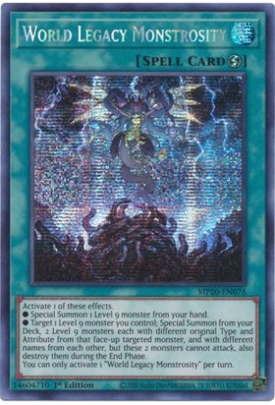 World Legacy Monstrosity - MP20-EN076 - Prismatic Secret Rare