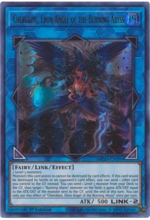 Cherubini, Ebon Angel of the Burning Abyss - MP20-EN096 - Ultra Rare