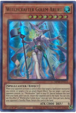 Witchcrafter Golem Aruru - MP20-EN113 - Ultra Rare