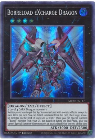 Borreload eXcharge Dragon - MP20-EN117 - Super Rare