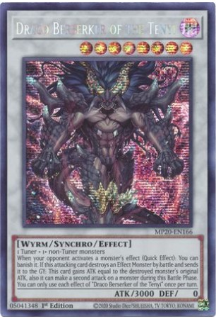 Draco Berserker of the Tenyi - MP20-EN166 - Prismatic Secret Rare