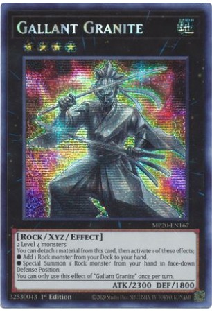 Gallant Granite - MP20-EN167 - Prismatic Secret Rare