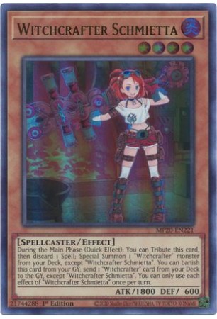 Witchcrafter Schmietta - MP20-EN221 - Ultra Rare