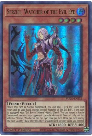 Serziel, Watcher of the Evil Eye - MP20-EN232 - Ultra Rare