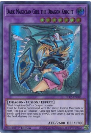 Dark Magician Girl the Dragon Knight (alt.) - DLCS-EN006 - Ultra Rare