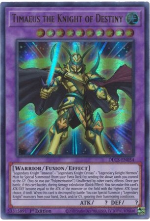 Timaeus the Knight of Destiny - DLCS-EN054 - Ultra Rare