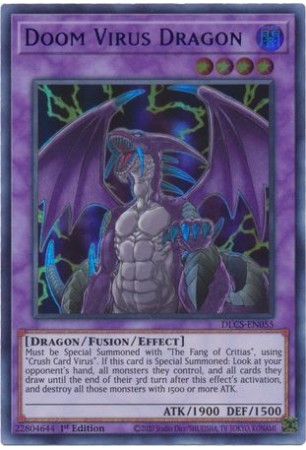 Doom Virus Dragon (Blue) - DLCS-EN055 - Ultra Rare