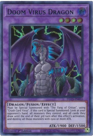 Doom Virus Dragon (Green) - DLCS-EN055 - Ultra Rare