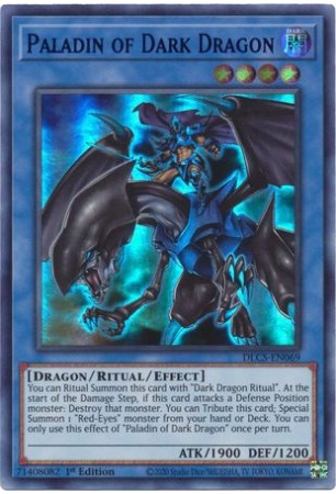 Paladin of Dark Dragon (Purple) - DLCS-EN069 - Ultra Rare