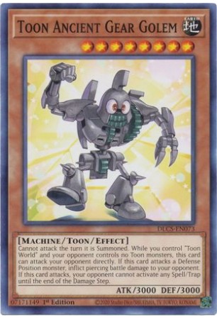 Toon Ancient Gear Golem - DLCS-EN073 - Common