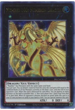 Number 100: Numeron Dragon - DLCS-EN117 - Ultra Rare