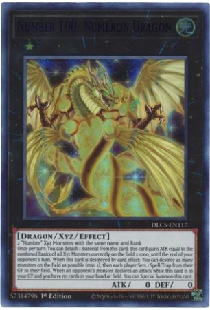 Number 100: Numeron Dragon (Blue) - DLCS-EN117 - Ultra Rare