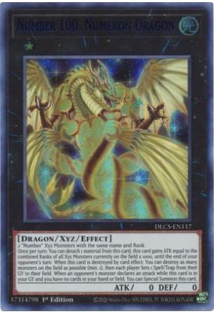 Number 100: Numeron Dragon (Purple) - DLCS-EN117 - Ultra Rare