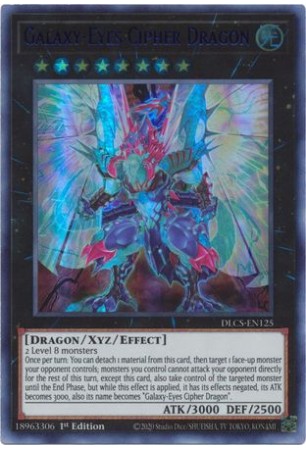 Galaxy-Eyes Cipher Dragon (Blue) - DLCS-EN125 - Ultra Rare