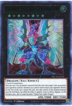 Galaxy-Eyes Cipher Dragon (Green) - DLCS-EN125 - Ultra Rare