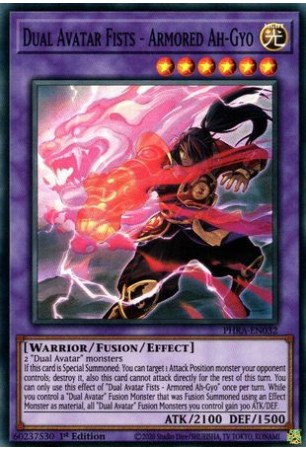 Dual Avatar Fists - Armored Ah-Gyo - PHRA-EN032 - Super Rare