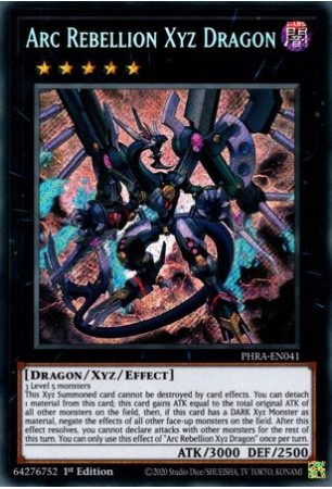 Arc Rebellion Xyz Dragon - PHRA-EN041 - Secret Rare