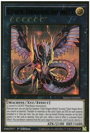 Cyber Dragon Infinity - MAGO-EN033 - Premium Gold Rare