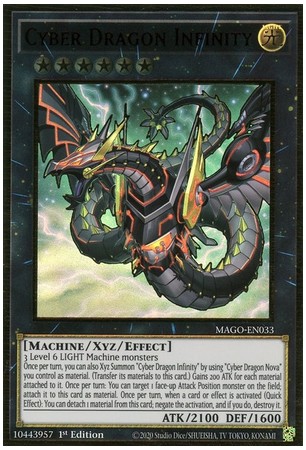 Cyber Dragon Infinity (alt.) - MAGO-EN033 - Premium Gold Rare