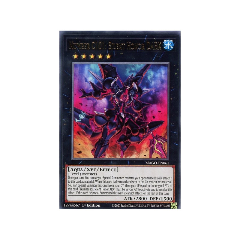 Number C101: Silent Honor DARK - MAGO-EN061 - Rare - Duelshop