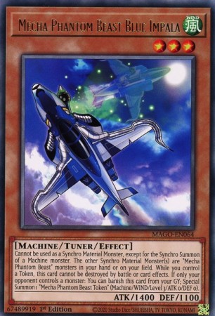 Mecha Phantom Beast Blue Impala - MAGO-EN064 - Rare