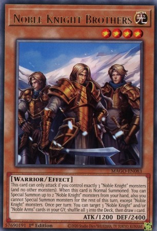 Noble Knight Brothers - MAGO-EN083 - Rare