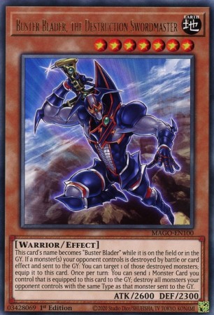 Buster Blader, the Destruction Swordmaster - MAGO-EN100 - Rare