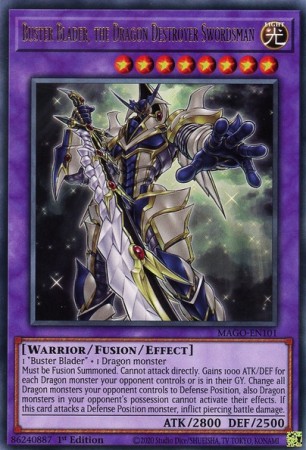 Buster Blader, the Dragon Destroyer Swordsman - MAGO-EN101 - Rare