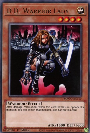 D.D. Warrior Lady - MAGO-EN110 - Rare