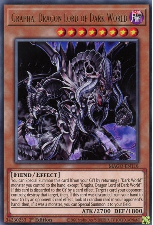 Grapha, Dragon Lord of Dark World - MAGO-EN118 - Rare