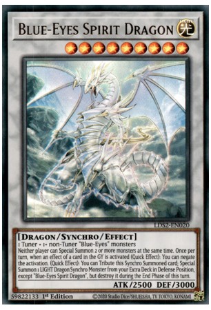 Blue-Eyes Spirit Dragon - LDS2-EN020 - Ultra Rare