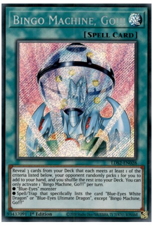 Bingo Machine, Go!!! - LDS2-EN028 - Secret Rare