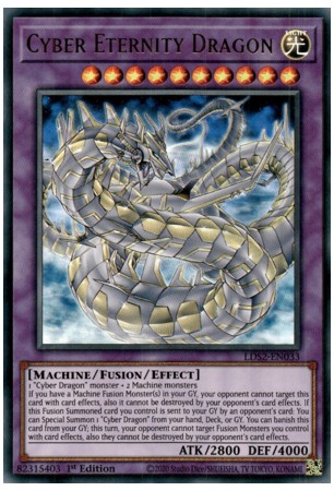 Cyber Eternity Dragon (Blue) - LDS2-EN033 - Ultra Rare