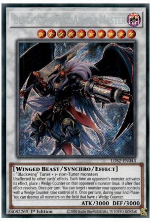 Blackwing Full Armor Master - LDS2-EN044 - Secret Rare