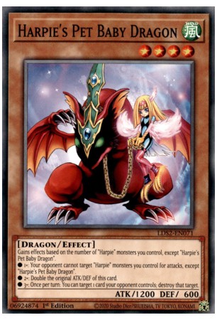 Harpie's Pet Baby Dragon - LDS2-EN071 - Common