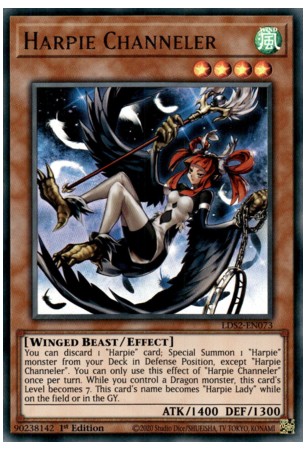 Harpie Channeler (Blue) - LDS2-EN073 - Ultra Rare