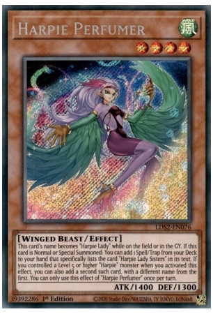 Harpie Perfumer - LDS2-EN076 - Secret Rare