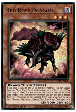 Red Rose Dragon - LDS2-EN108 - Ultra Rare