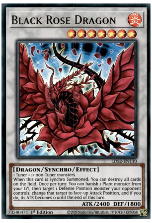 Black Rose Dragon - LDS2-EN110 - Ultra Rare