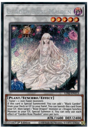 Garden Rose Maiden - LDS2-EN113 - Secret Rare