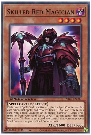 Skilled Red Magician - SBCB-EN009 - Common