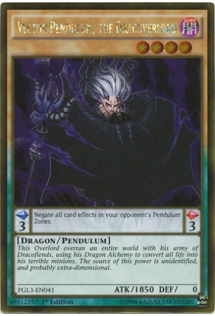 Vector Pendulum, the Dracoverlord - PGL3-EN041 - Gold Rare