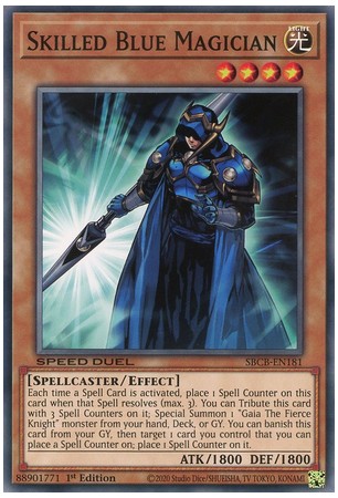 Skilled Blue Magician - SBCB-EN181 - Common