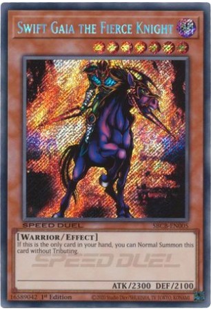 Swift Gaia the Fierce Knight - SBCB-EN005 - Secret Rare