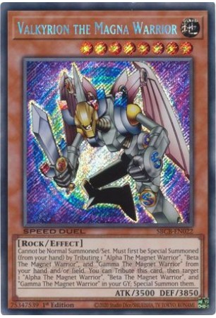 Valkyrion the Magna Warrior - SBCB-EN022 - Secret Rare