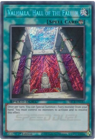 Valhalla, Hall of the Fallen - SBCB-EN141 - Secret Rare